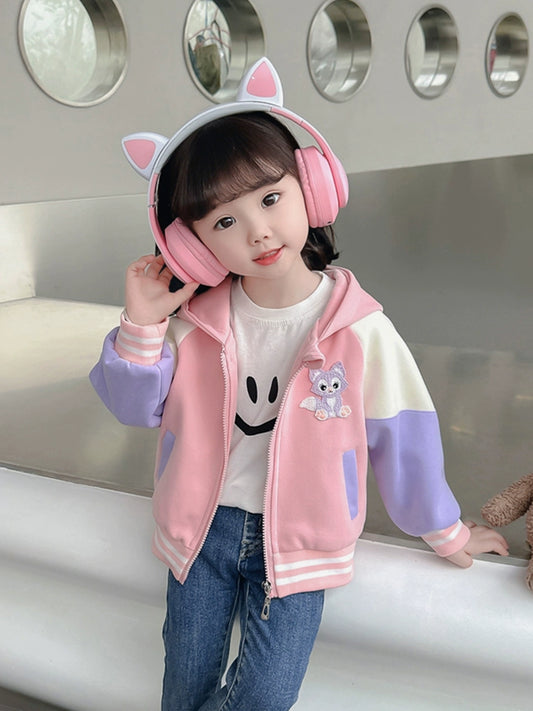Cute Coat Fashionable Cartoon Spring and Autumn Hooded Sweater