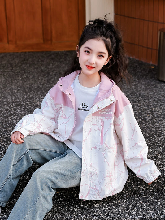 Children's Clothing 2024 New Arrival Spring Hooded Jacket Outwear