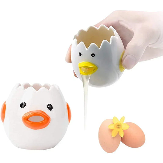 Egg White Separator Cute Cartoon Model Kitchen Accessories Easy Separation of Egg Whites and Yolks Ceramics Cooking Kitchen Tool